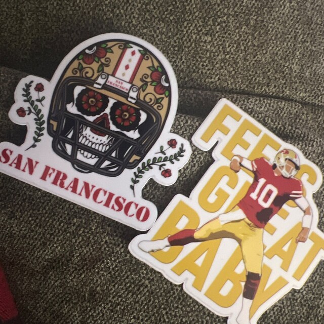 Fanmats NFL San Francisco 49ers Large Decal Sticker 62621