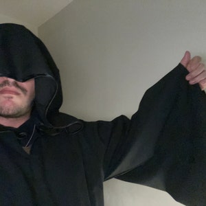 Black Tau Hooded Robe, Robe of a Neophyte, Robe of the Crone, Ritual ...