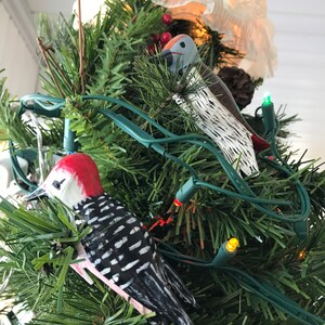 Maryland Symbol Baltimore Oriole Ornament Wooden Christmas Decoration