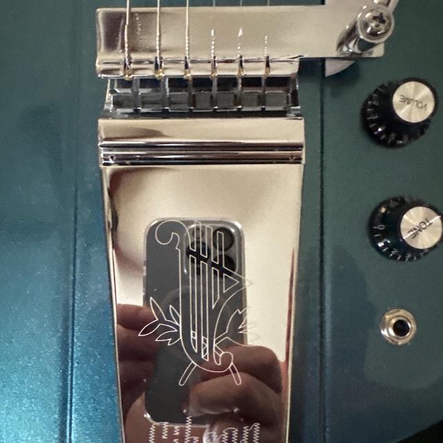 Engraved Long Gibson Maestro Vibrola Lyre Tailpiece Fits SG