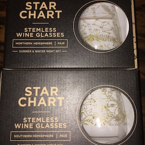 Star Chart Glasses