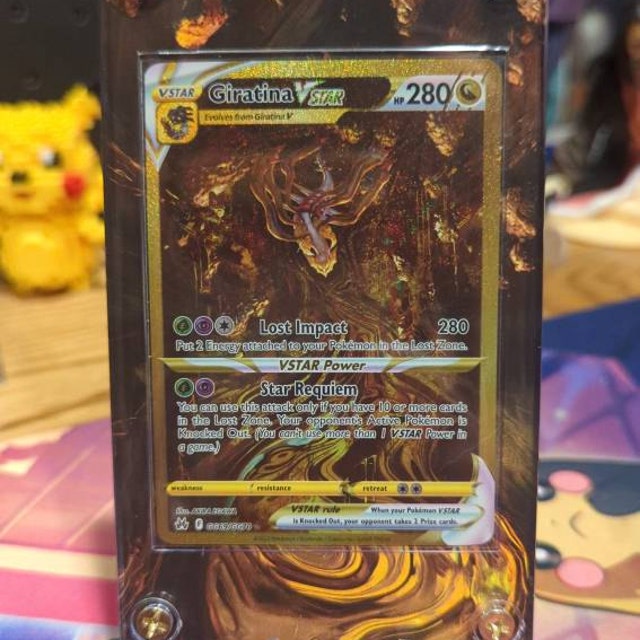 giratina v star pokemon card value Amazon.com: Pokemon - Giratina Vstar - 131/196 main image 0