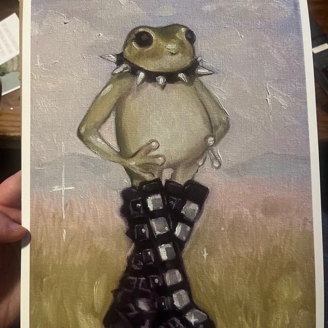 Frog in Boots- Prints - Etsy