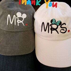 Baseball Cap Disney Wedding 