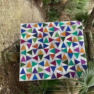 How to Cut and Sew Triangles for Quilting (60° Triangles) - Bethany Lynne  Makes