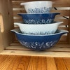 Set of 3 Pyrex Mixing and Cinderella Bowl Display Stands | Vintage Bowl ...