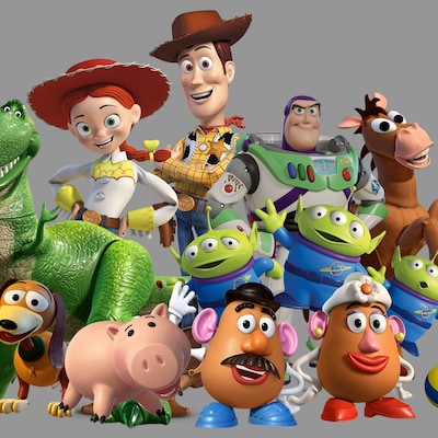 Toy Story Clipart PNG, Pixar Clipart - Etsy