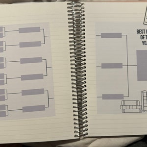 Book of the Year Bracket, Book Journal Sticker, Reading Journal, Book ...