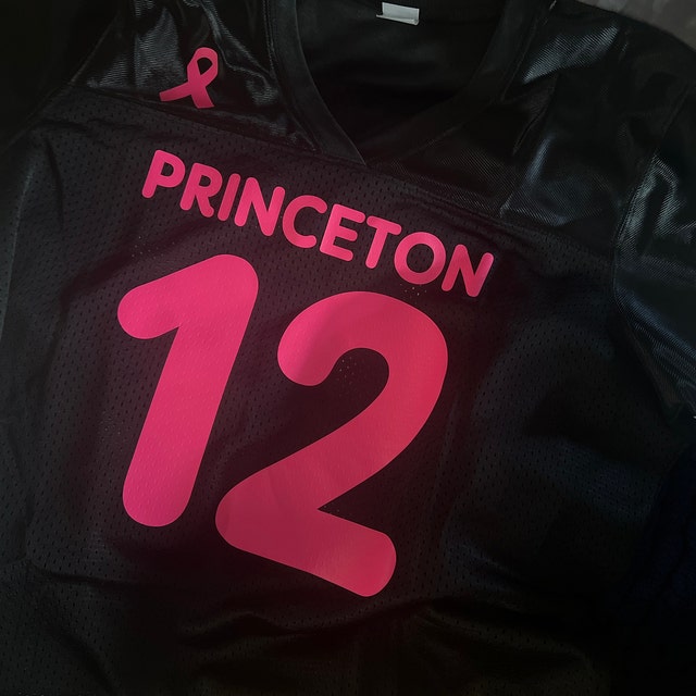 Breast Cancer Awareness Football Jersey / Women's Relaxed Fit / XS