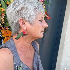 NEW Flower Single Hum-button™ With Lovely Window Spiral Holder Mini ...