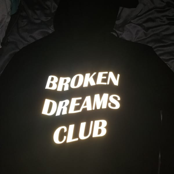 Black Hoodie Broken Dreams Club