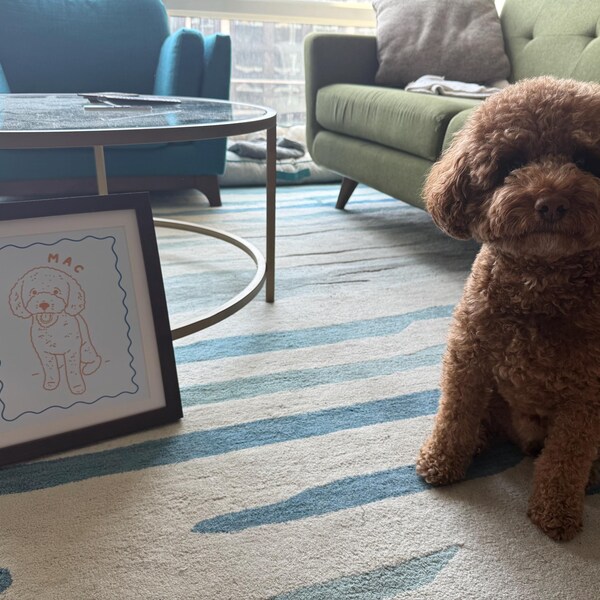 Custom Dog Portrait Custom Badly Drawn Pet Art Personalized Badly Drawn ...