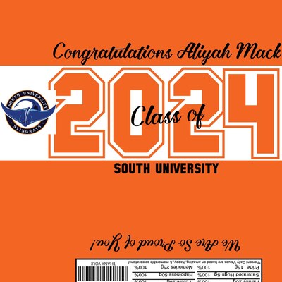 Printable 2023 Graduation Party Invitation, Navy Blue and Grey Digital ...