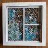 3D SVG Winter Shadow Box, Layered Quilt Shadow Box Svg, Snowflakes 3D ...