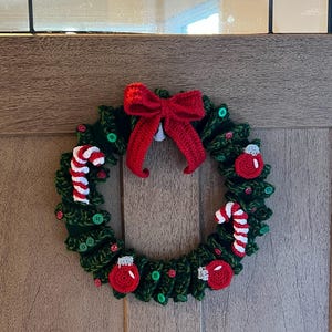 クリスマスリースのかぎ針編みパターン - Etsy 日本