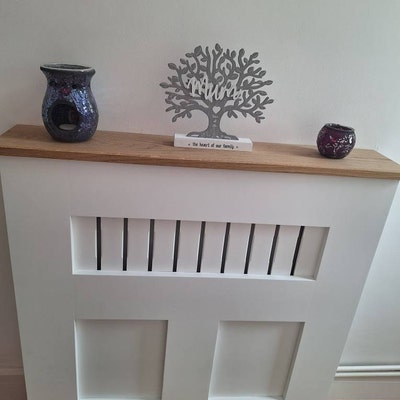 Bespoke Panel Effect Solid Oak Top Radiator Cover - Etsy