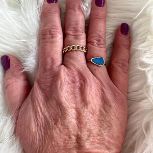 Customer photo from Renee, Raw Australian Opal Ring