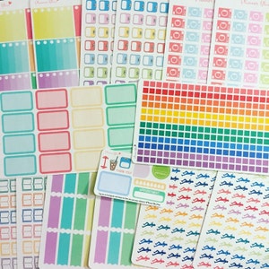Book Planner Stickers - Erin Condren, Kikki K, Filofax, Plum Paper ...