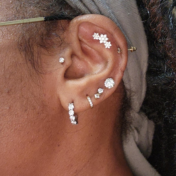 14K Solid Gold Double Box Chain Attachment Triple Gold Linking Chain ...