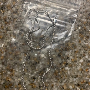 Italian Solid Sterling Silver Rope Link Chain Necklace 925 - Etsy