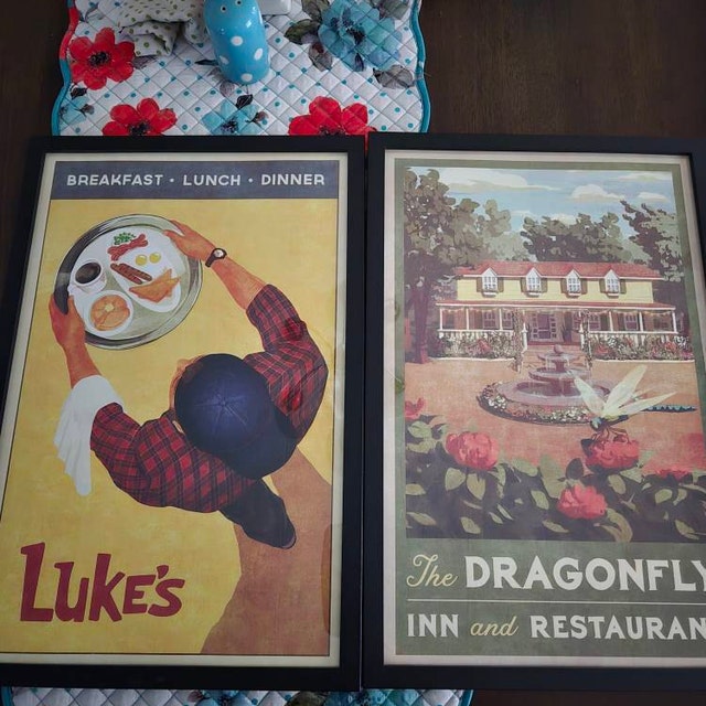 Luke's Diner Poster - Retro Kitchen Coffee Art - Etsy
