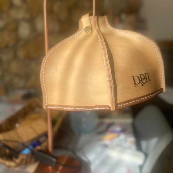 Bell Lampshade Printable PDF Pattern and Video Tutorial for DIY Leather ...