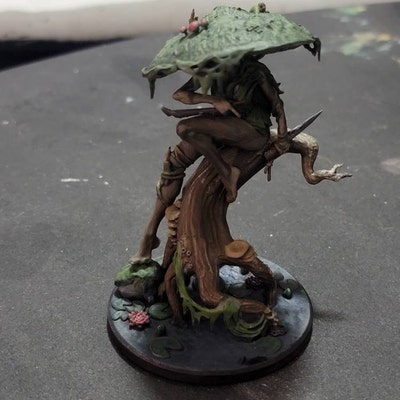 Mushroom Nymph Great Grimoire Printed Miniature Dungeons & Dragons
