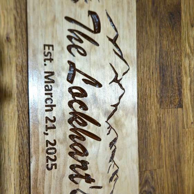 Carved Wooden Cabin Sign, Personalized Family Name Plaque - Etsy