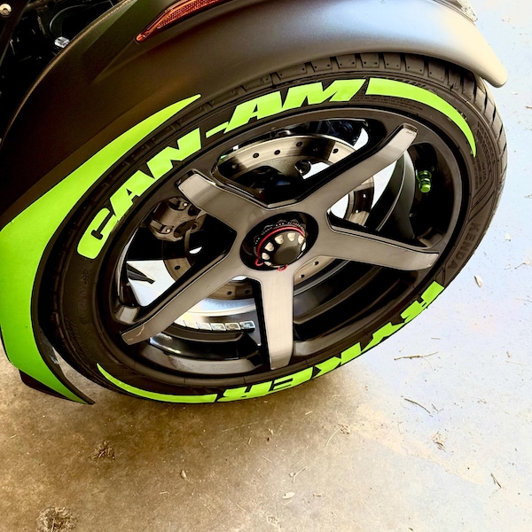 Motorcycle Tire Lettering RACING Tyre Lettering Permanent Stickers ...