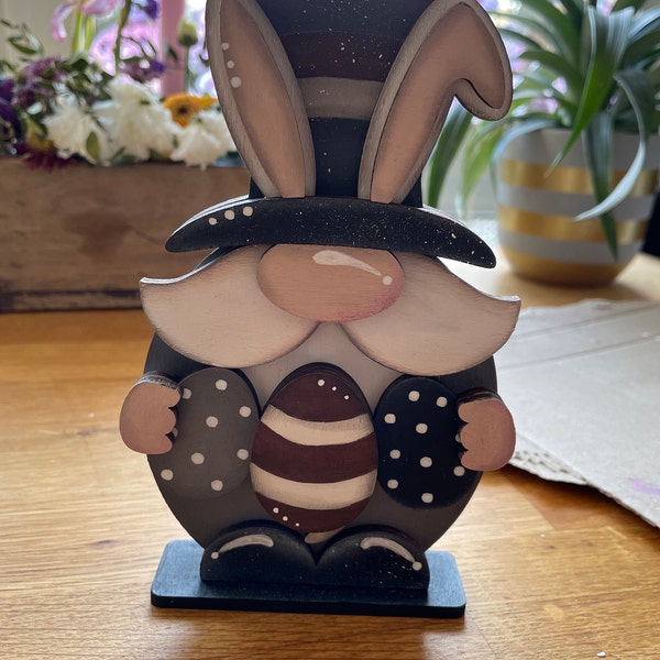 Bunny Gnome SVG File | Lucky | Laser Cut File | Glowforge | Easter ...
