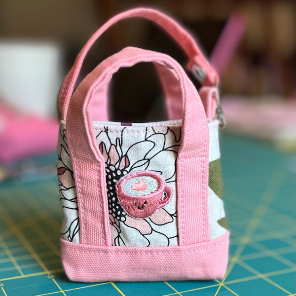 Mini Tote Bag PDF Sewing Pattern – 3 Sizes & Closures - Etsy