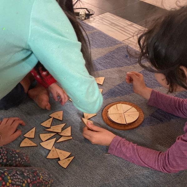 Fractions Learning Kit Fraction Circles Fraction Kit, Fraction to ...