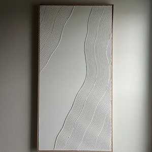 Textured Minimalist Canvas Art Custom Art Home Decor Minimalist Home ... - Small Textured Art For Modern Home Decor