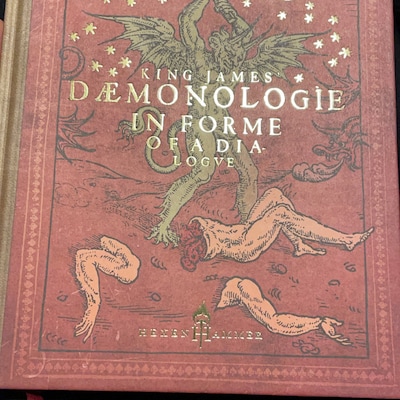 Daemonologie by King James Rare Occult Book Hand-numbered Collector's ...