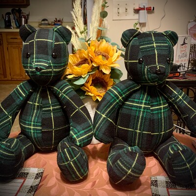 Simplicity A2115 Pattern Memory Bear Pattern Plush Sewing Pattern