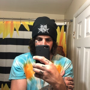 I Hate People Embroidered Beanie