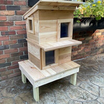 Picture of Rustic Dog Bed Medium Size Dog Crate for Hunting Cabin Rustic End Table ...