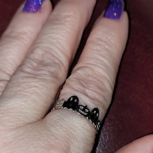 Customer photo, Halloween Ring