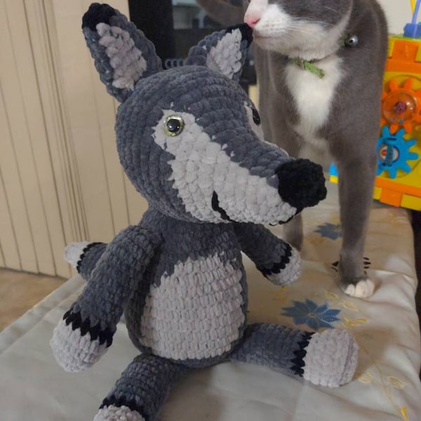 Crochet Pattern Wolf - Amigurumi - Instant Download Pdf - Etsy