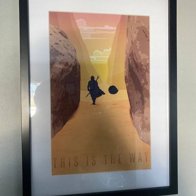 ディスイズザウェイページ This is the Way - Poster - Etsy