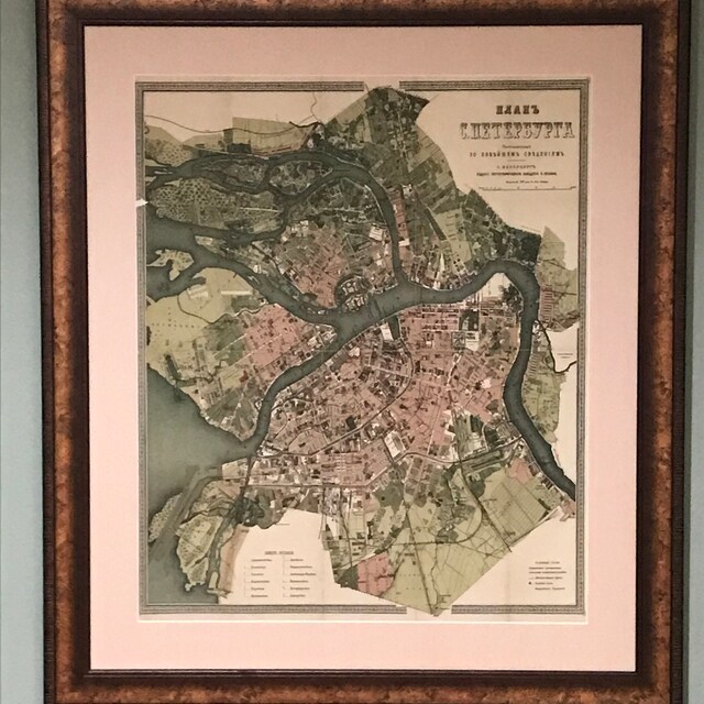 初だし　額装　（リプロダクション ）デ・ロッシ　「イタリア郵便地図」　大型作品 Amazon.com - DISPOPRO Italy Map Art Print, Canvas Poster