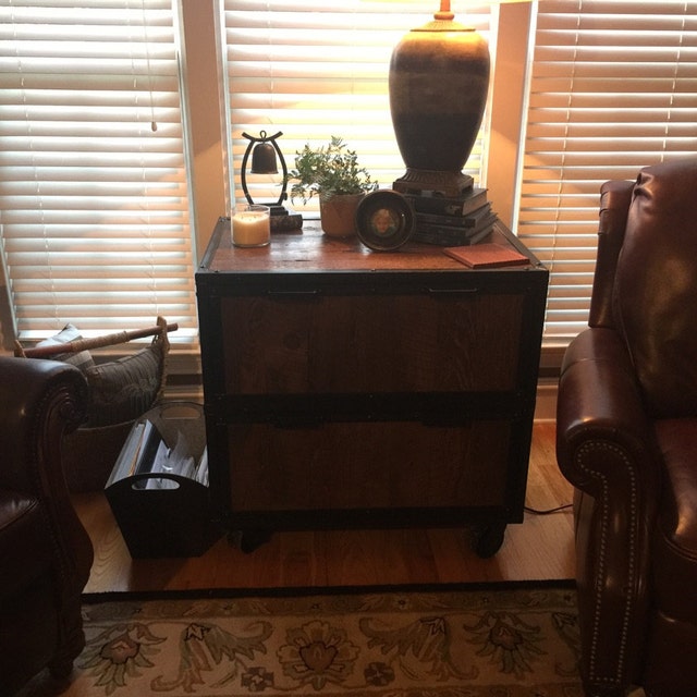 Corner Unit/TV Stand. Vintage/Modern Industrial Reclaimed Etsy