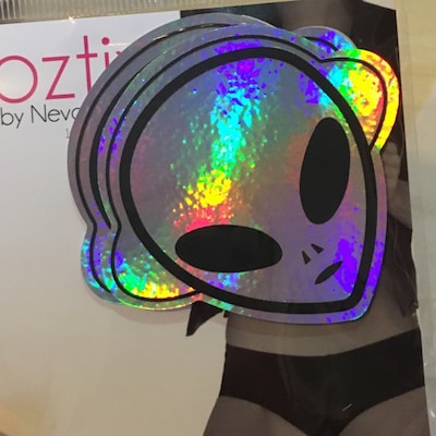 Neva Nude Kanye the Alien Holographic Nipztix Pasties Nipple Cover - Etsy