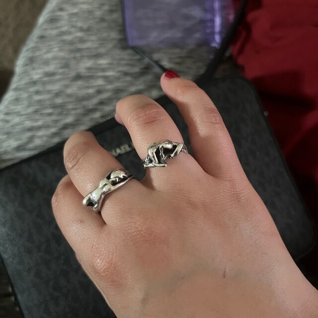Erotic Ring STERLING SILVER 925 Kama Sutra Pose 69 Sexy SEX Love