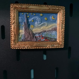 World famous paining kitchen refrigerator magnets painting 3D