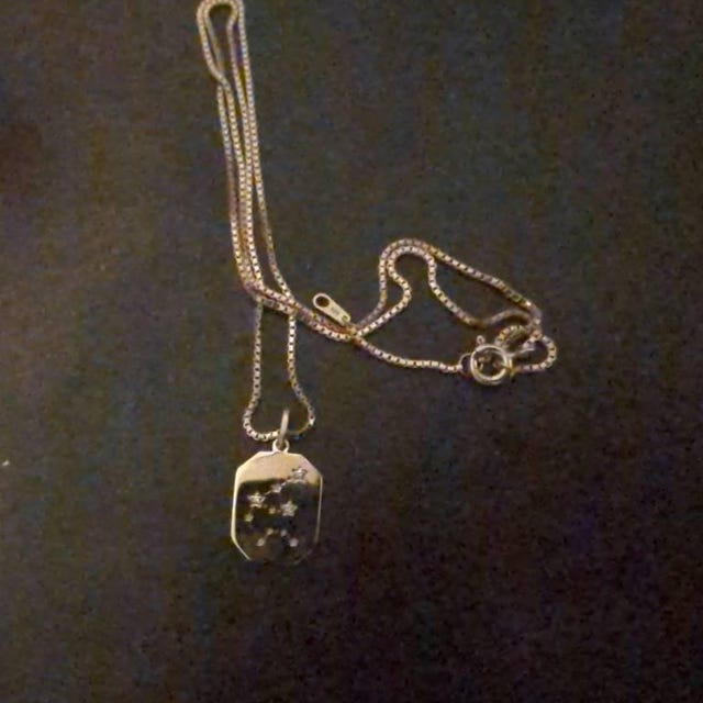 Engraved Constellation Necklace by Gracepersonalized
