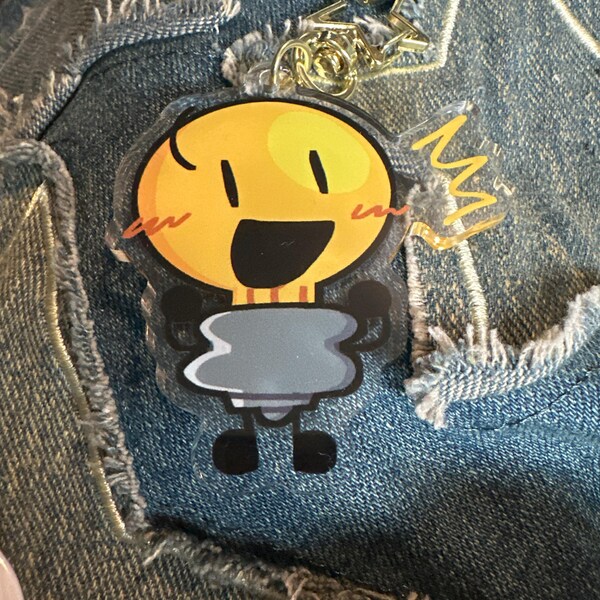Inanimate Keychains Lightbulb (inanimate Insanity) Double-sided Keychain - Etsy