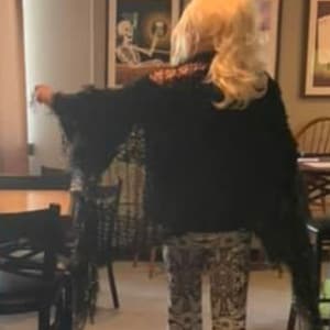 stevie nicks blue shawl