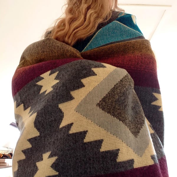 shawl alpaca wool