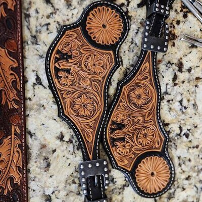 Antiqued Silver Buckle with Berry Trim (4x3) | Montana Silversmiths